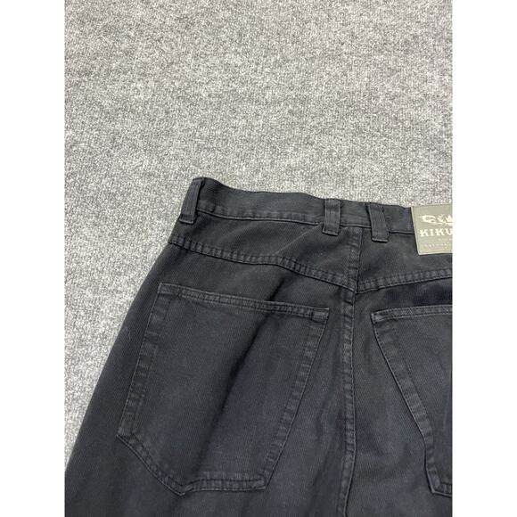 KIKWEAR 90s Denim Y2K Skater Baggy Wide Leg Jeans 34x33 Streetwear Raver Hip Hop - Picture 8 of 13